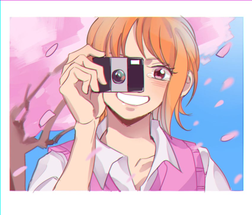 nami (one piece and 1 more) drawn by pandar_op