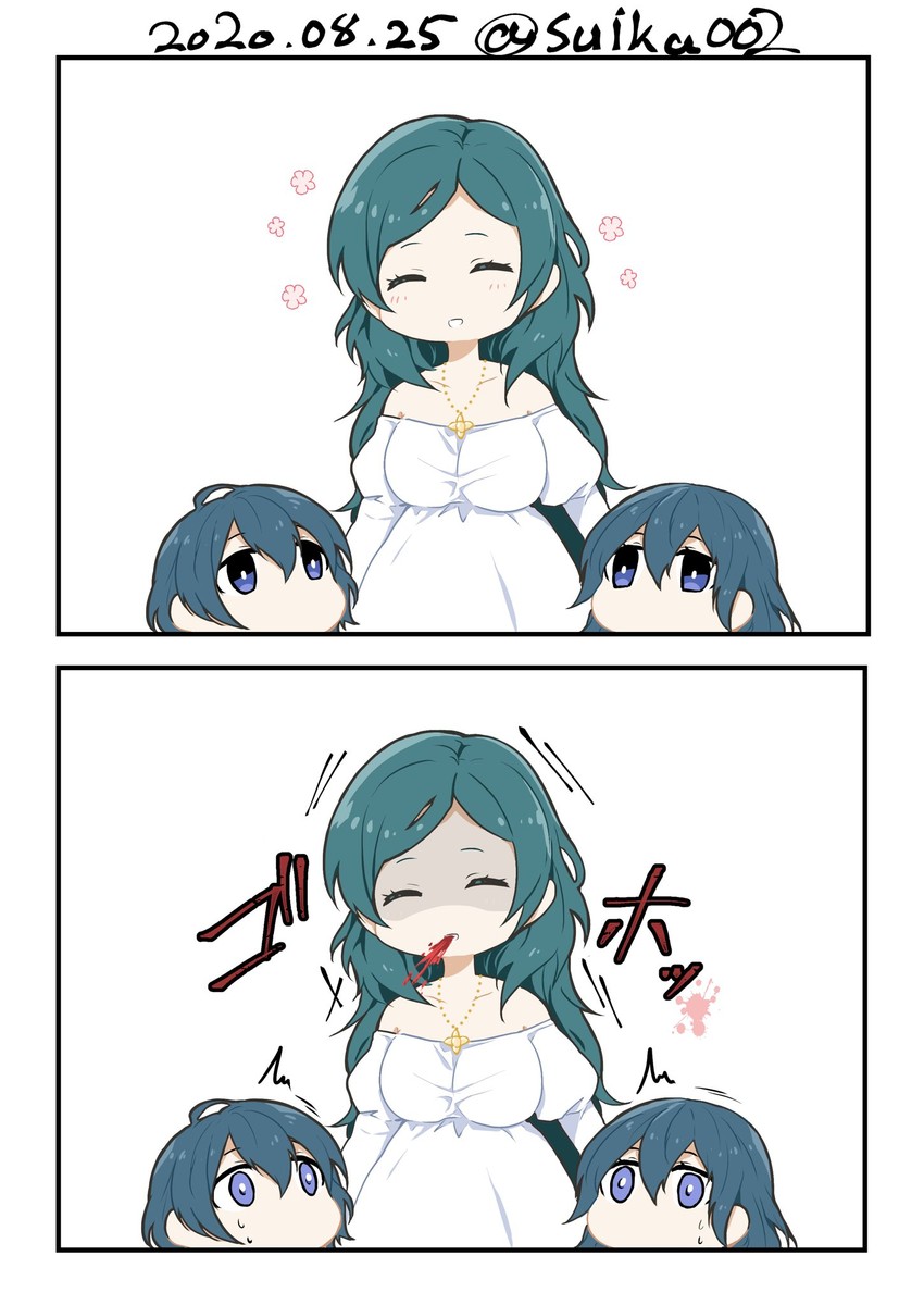female byleth, male byleth, and sitri (fire emblem and 1 more) drawn by ijiro_suika