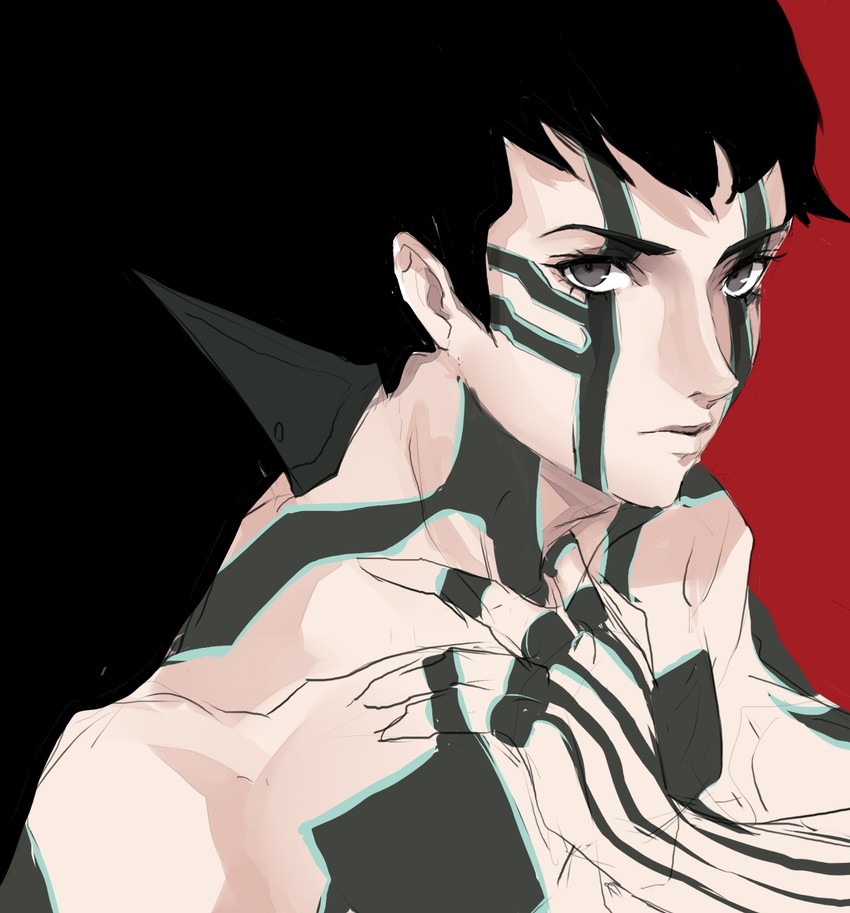 demi-fiend (shin megami tensei and 1 more) drawn by pertex_777
