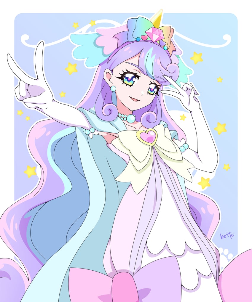 nico-sama (precure and 1 more) drawn by sakuragawa3710