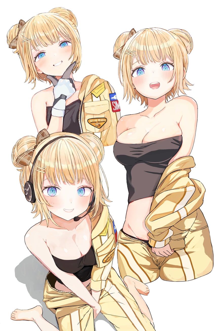 watson amelia (hololive and 1 more) drawn by wanwan_(ilol9)