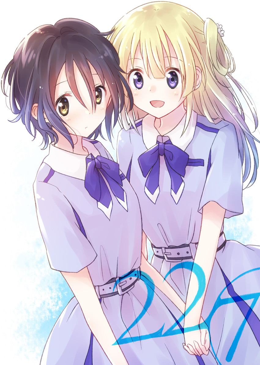 takigawa miu and fujima sakura (22/7) drawn by nyaa_(nnekoron)