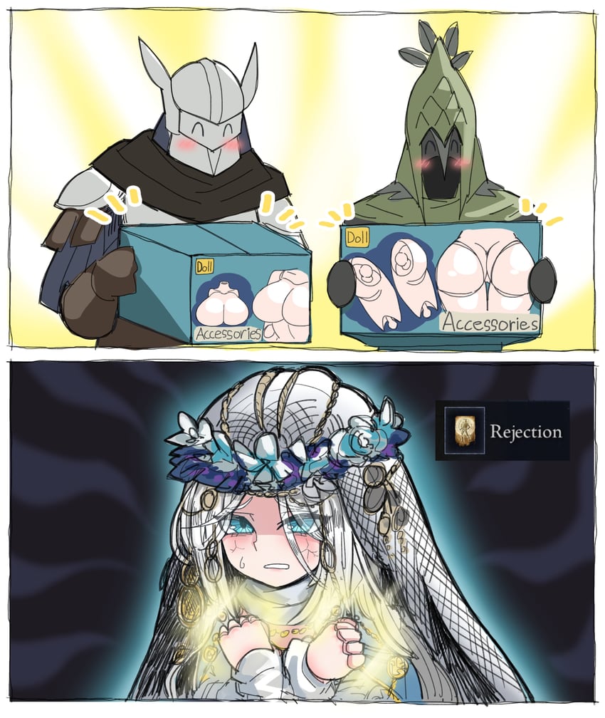 revenant, wylder, and ironeye (elden ring and 1 more) drawn by koshou_shou_mitsu
