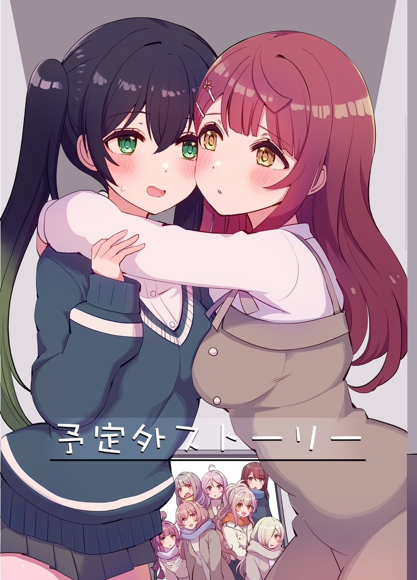 uehara ayumu, takasaki yu, tennoji rina, nakasu kasumi, emma verde, and 4 more (love live! and 1 more) drawn by cream_(nipakupa)