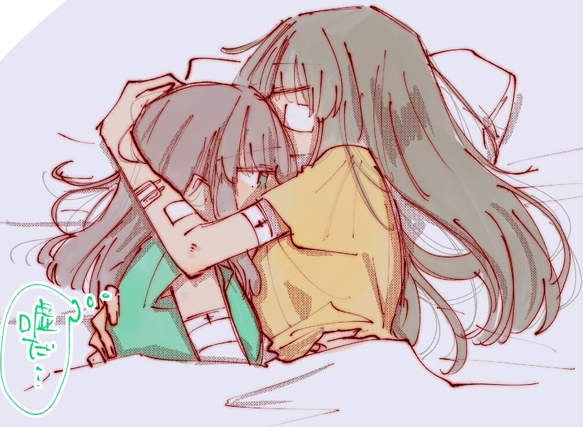 kuo shenlin and wang yujia (assault lily) drawn by rui_rui_rui0122