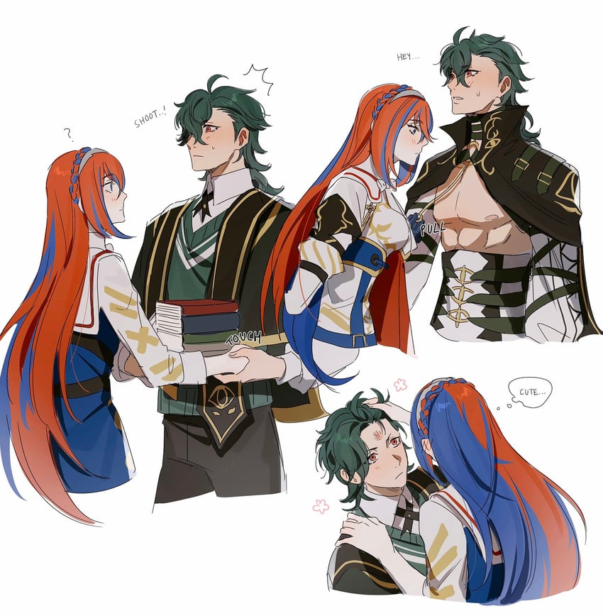 female alear and gregory (fire emblem and 1 more) drawn by seirorath