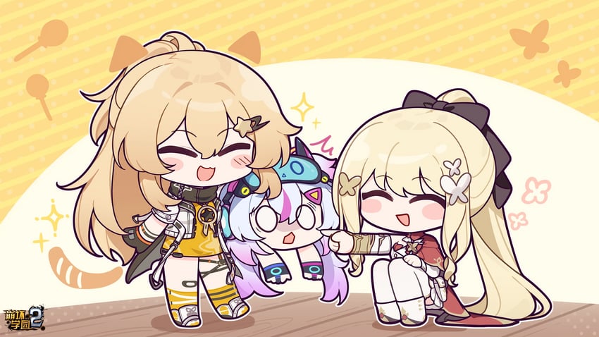 karin mered, tiara starlumos, and laniaitte gordius de eumenes (honkai and 1 more)