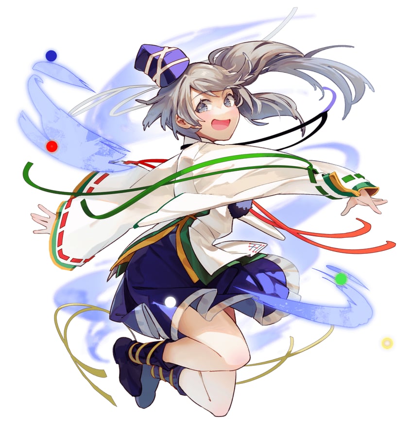 mononobe no futo (touhou and 1 more) drawn by syuri22