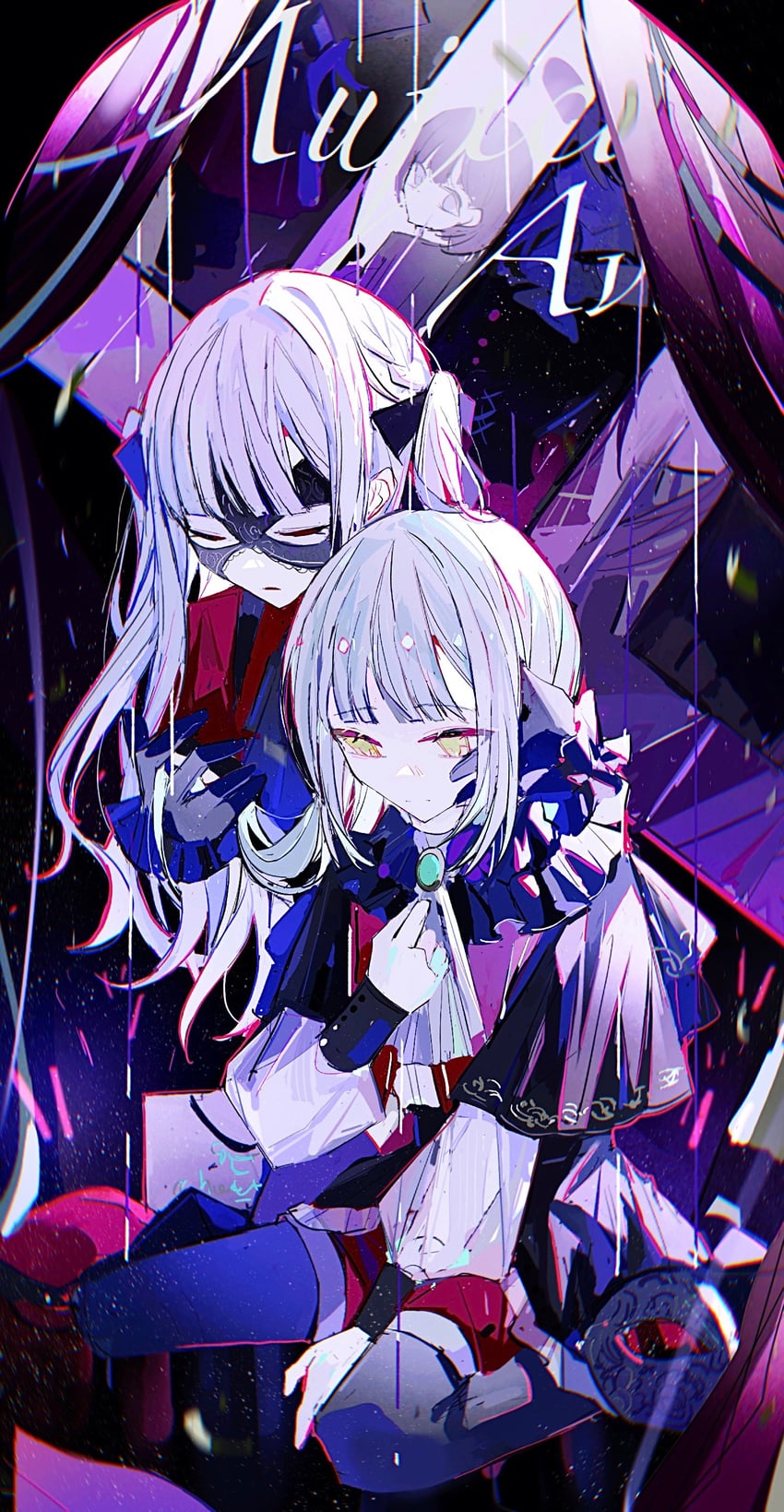 togawa sakiko, wakaba mutsumi, mortis, and oblivionis (bang dream! and 1 more) drawn by yiyu28636899
