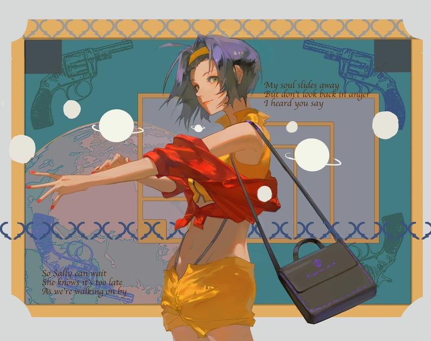 faye valentine (cowboy bebop and 1 more) drawn by mayotta7