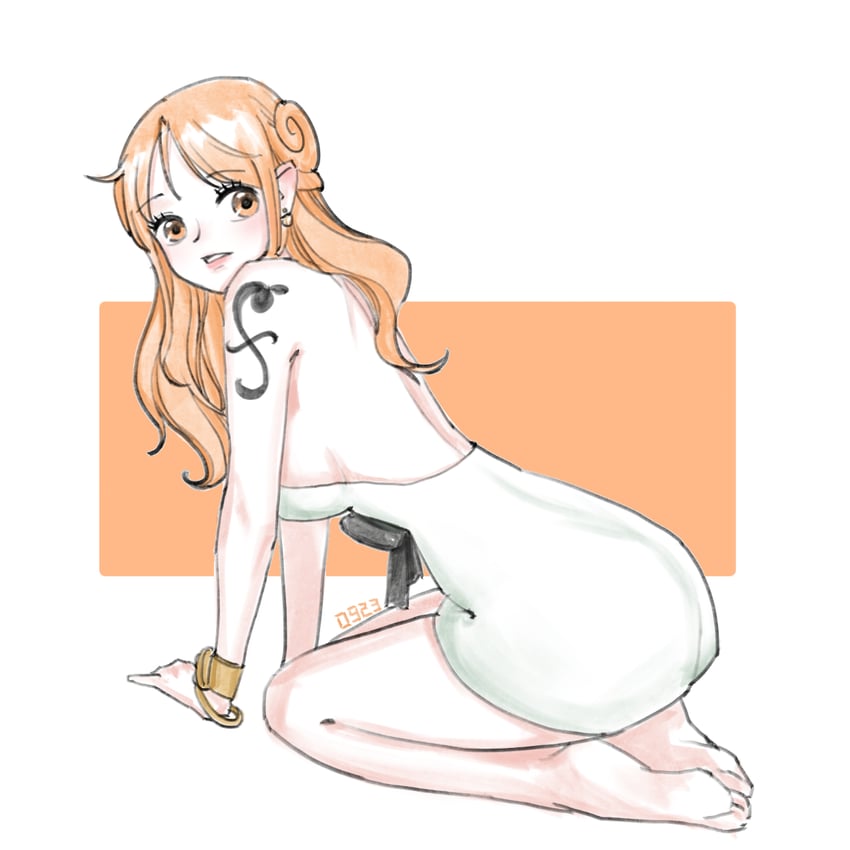 nami (one piece and 1 more) drawn by cynthia_(user_rrcz7734)