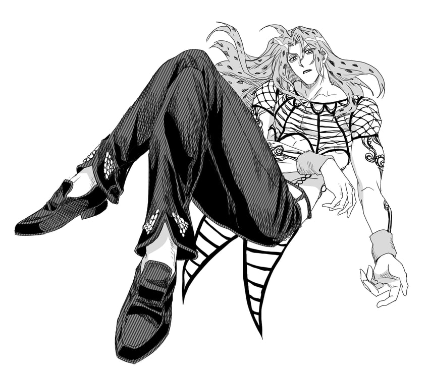 diavolo (jojo no kimyou na bouken and 1 more) drawn by jeonjin_(mynamebazin)