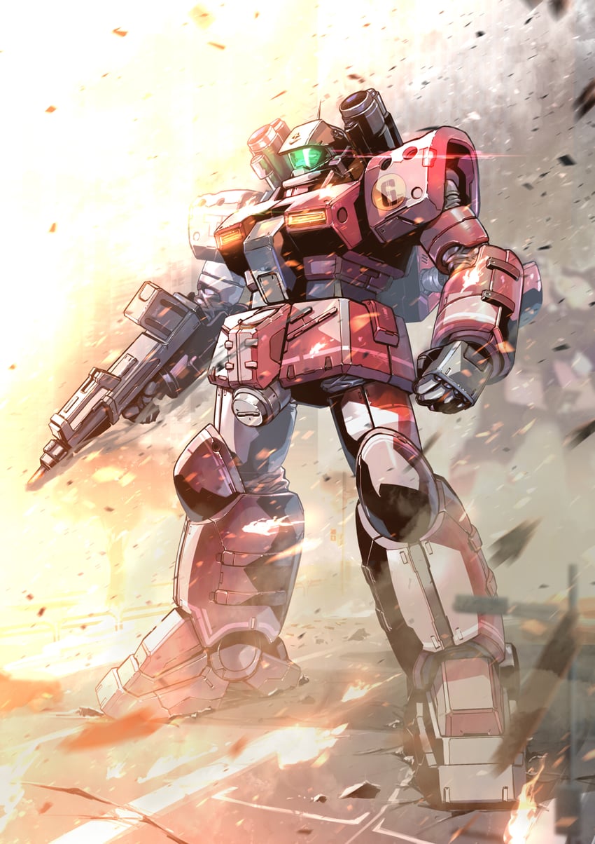 guncannon mp type (gundam and 1 more) drawn by kuri_giepi