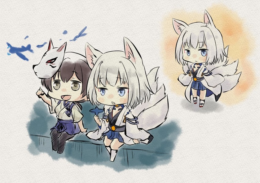 kaga (kantai collection and 1 more) drawn by taisa_(kari)