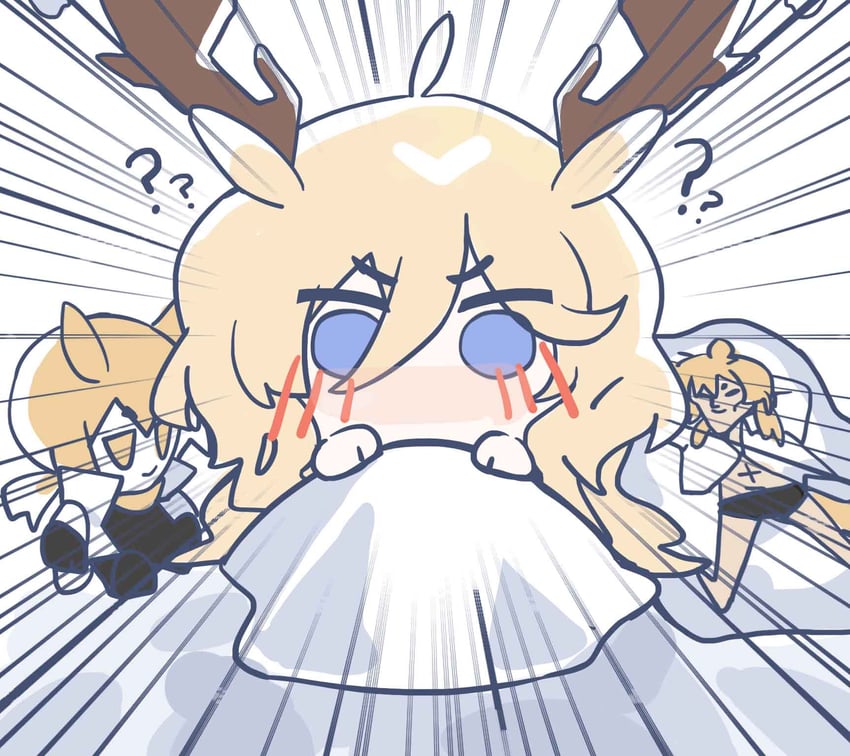 nearl, viviana, and nearl the radiant knight (arknights) drawn by quanx70909457