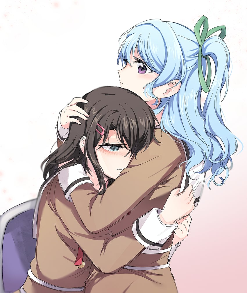 okusawa misaki and matsubara kanon (bang dream!) drawn by opi