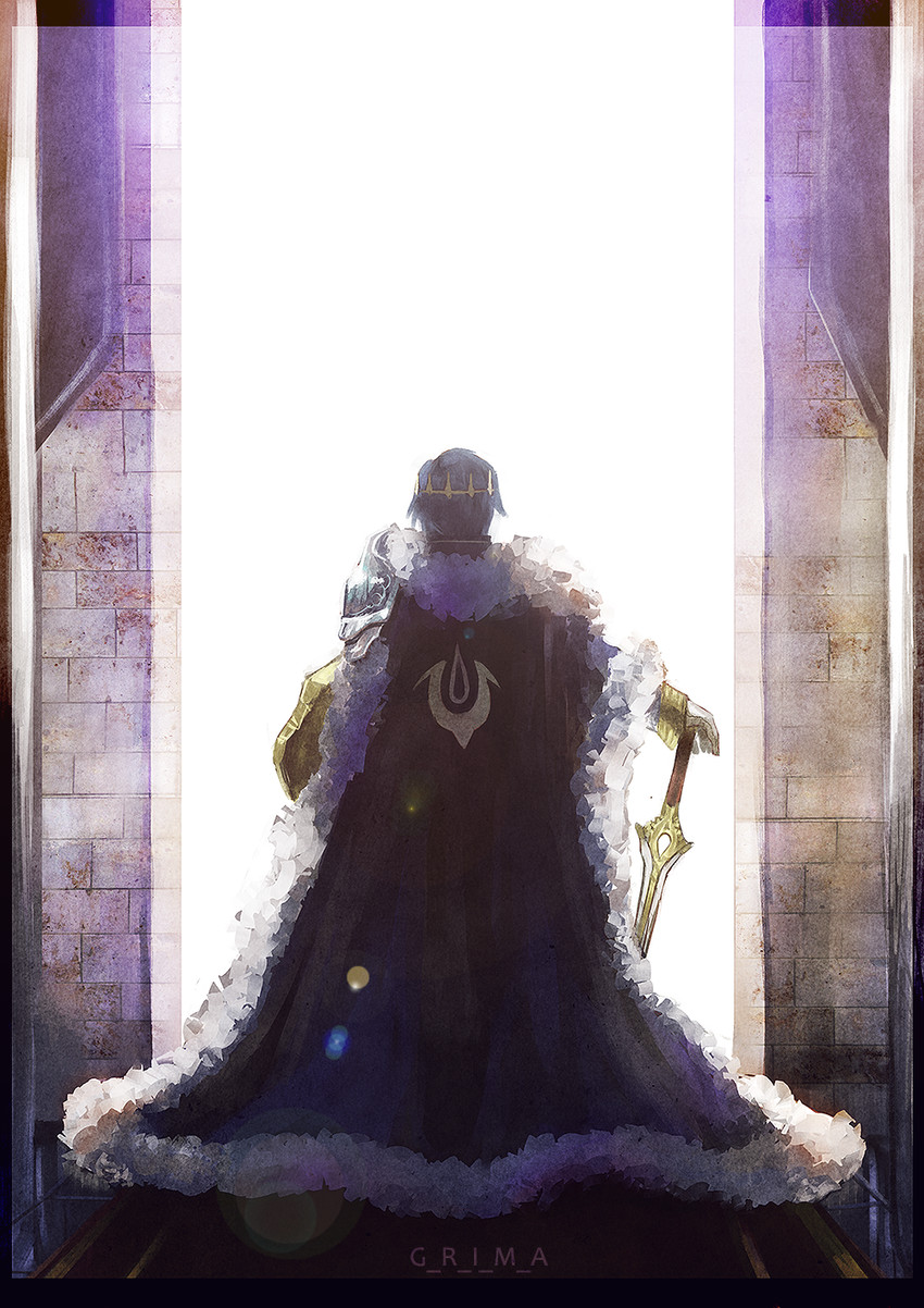 chrom (fire emblem and 1 more) drawn by zettaiiya