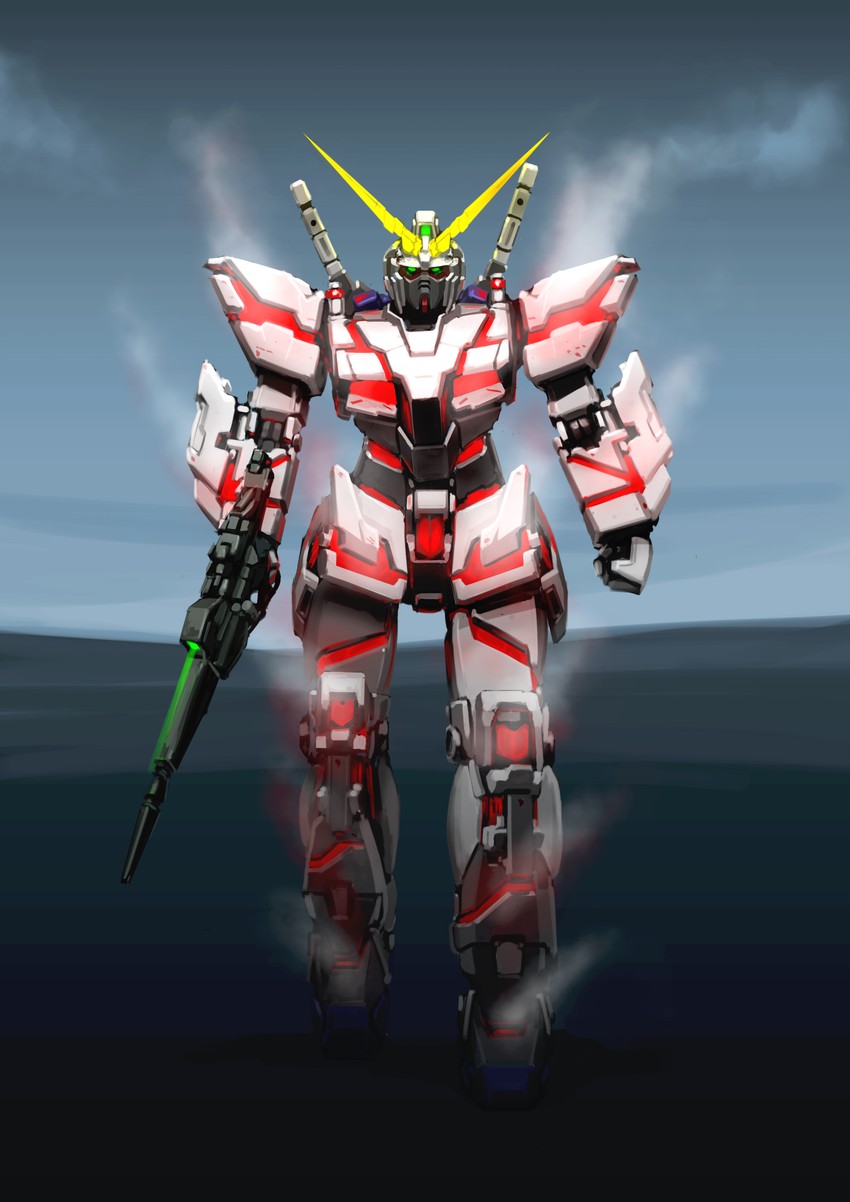 unicorn gundam (gundam and 1 more) drawn by ksenolog