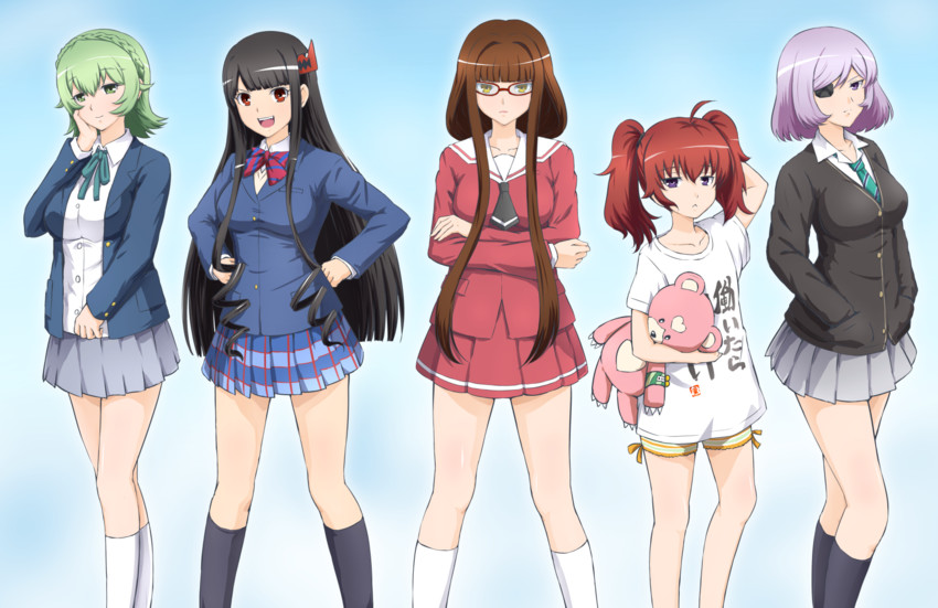 sonoda umi, tainaka ritsu, shibuya rin, futaba anzu, yotarou, and 11 more (idolmaster and 6 more) drawn by diesel-turbo