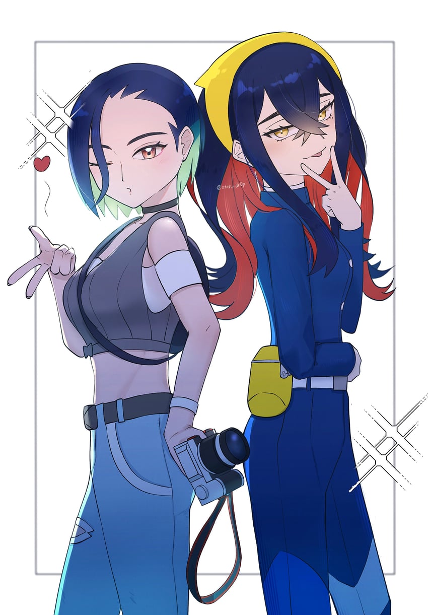 carmine and perrin (pokemon and 1 more) drawn by star_dr0p