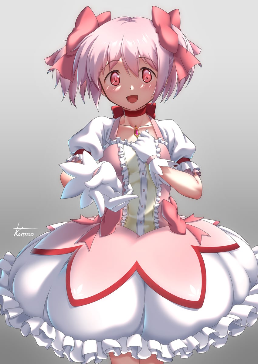 kaname madoka (mahou shoujo madoka magica) drawn by kurono_(pixiv_97973531)