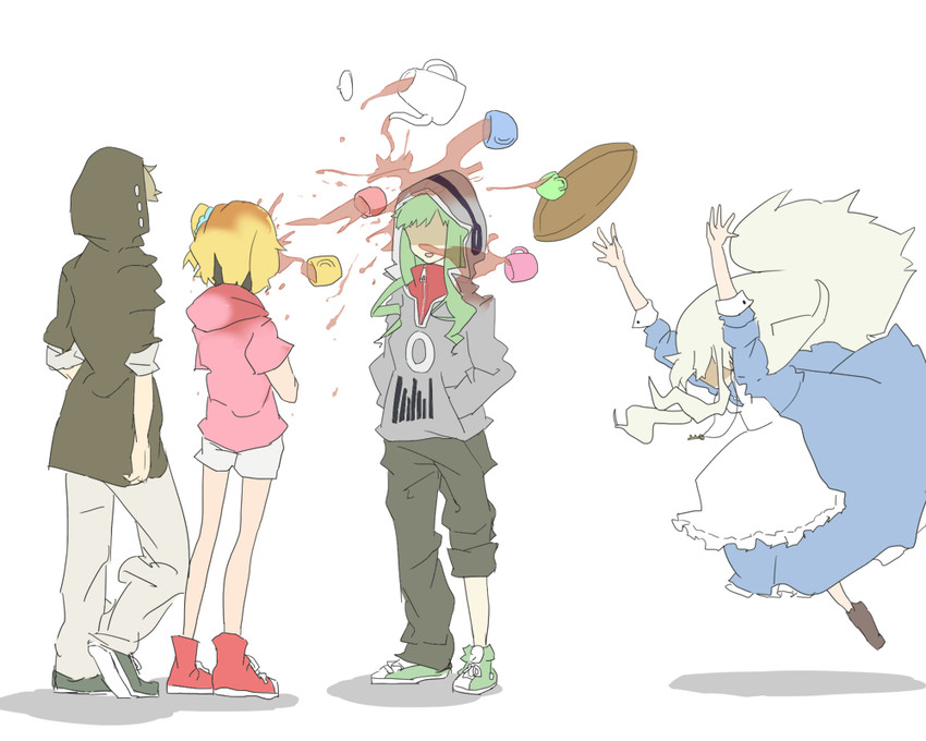kozakura marry, kido tsubomi, kano shuuya, and kisaragi momo (vocaloid and 4 more) drawn by kita_no
