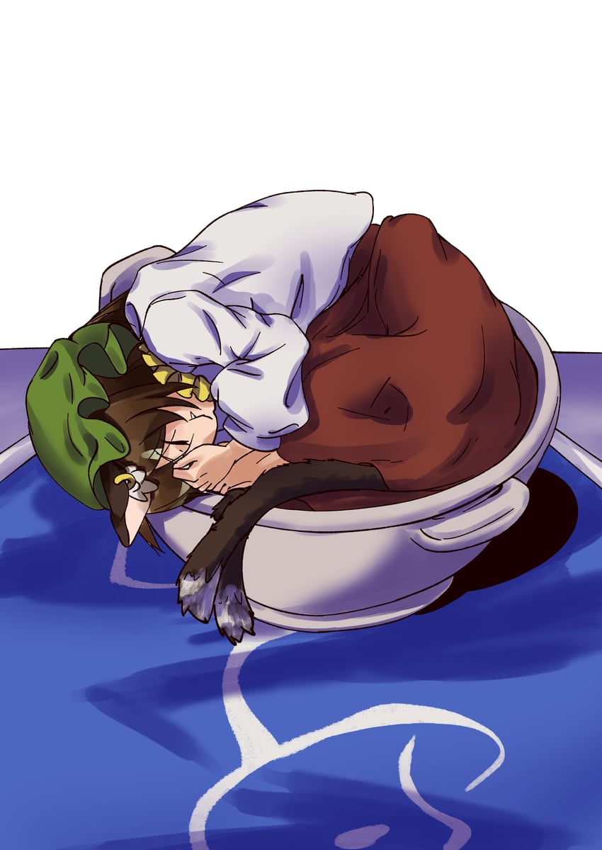 chen (touhou) drawn by kanilevel