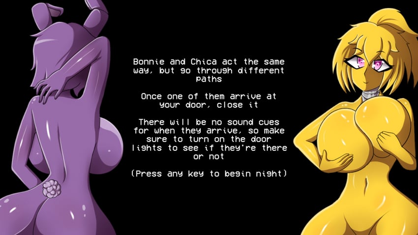 chica and bonnie (five nights at freddy's and 2 more)