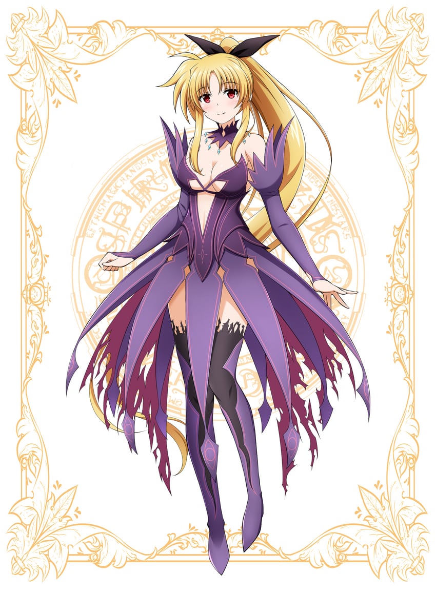 fate testarossa and maxima sakuya enfield (lyrical nanoha and 3 more) drawn by oshimaru026