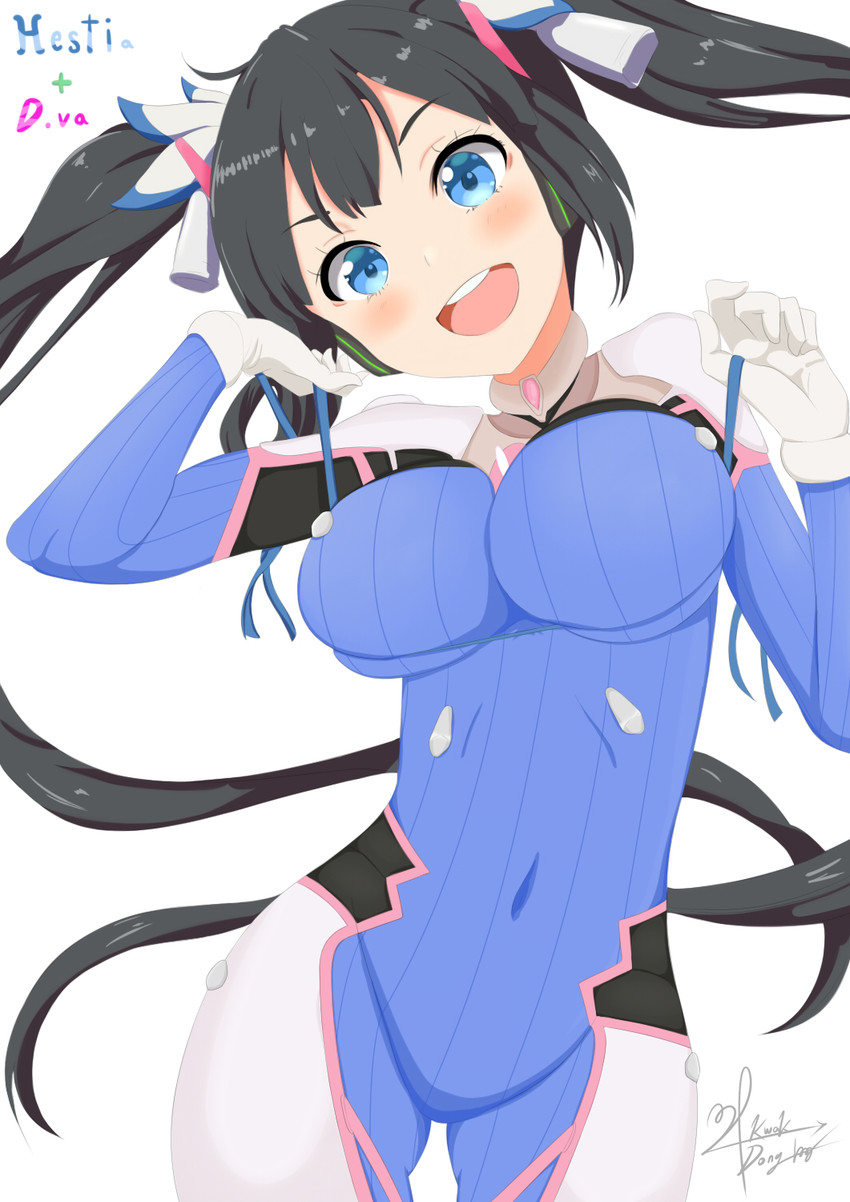 d.va and hestia (overwatch and 2 more) drawn by grapesoda