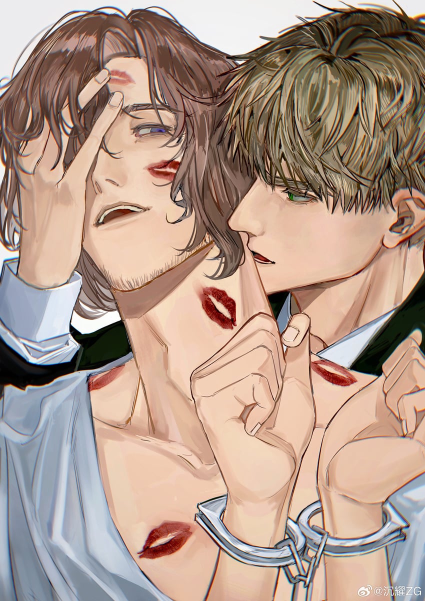 united kingdom and france (axis powers hetalia) drawn by wanlaijuji132