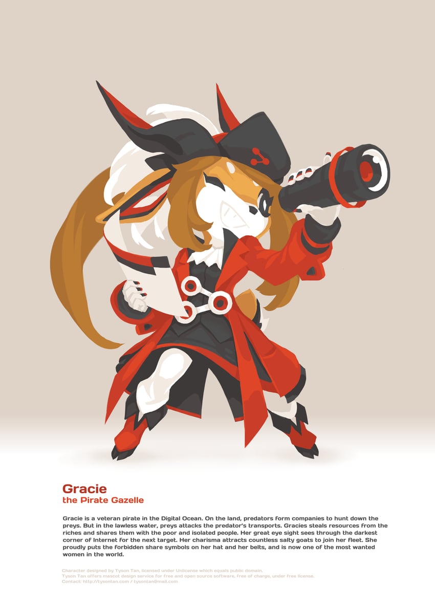 gracie the spirit gazelle (spirit animals in disguise) drawn by tyson_tan
