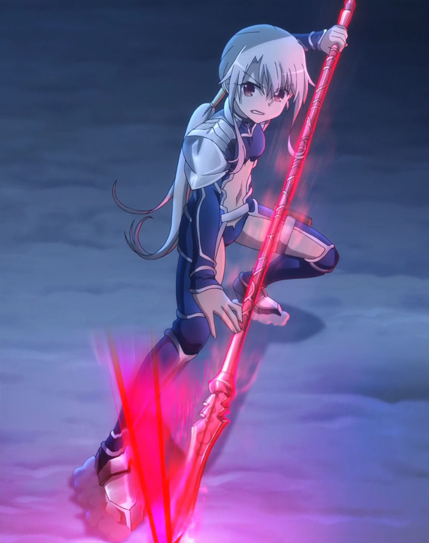 illyasviel von einzbern and cu chulainn (fate and 1 more)