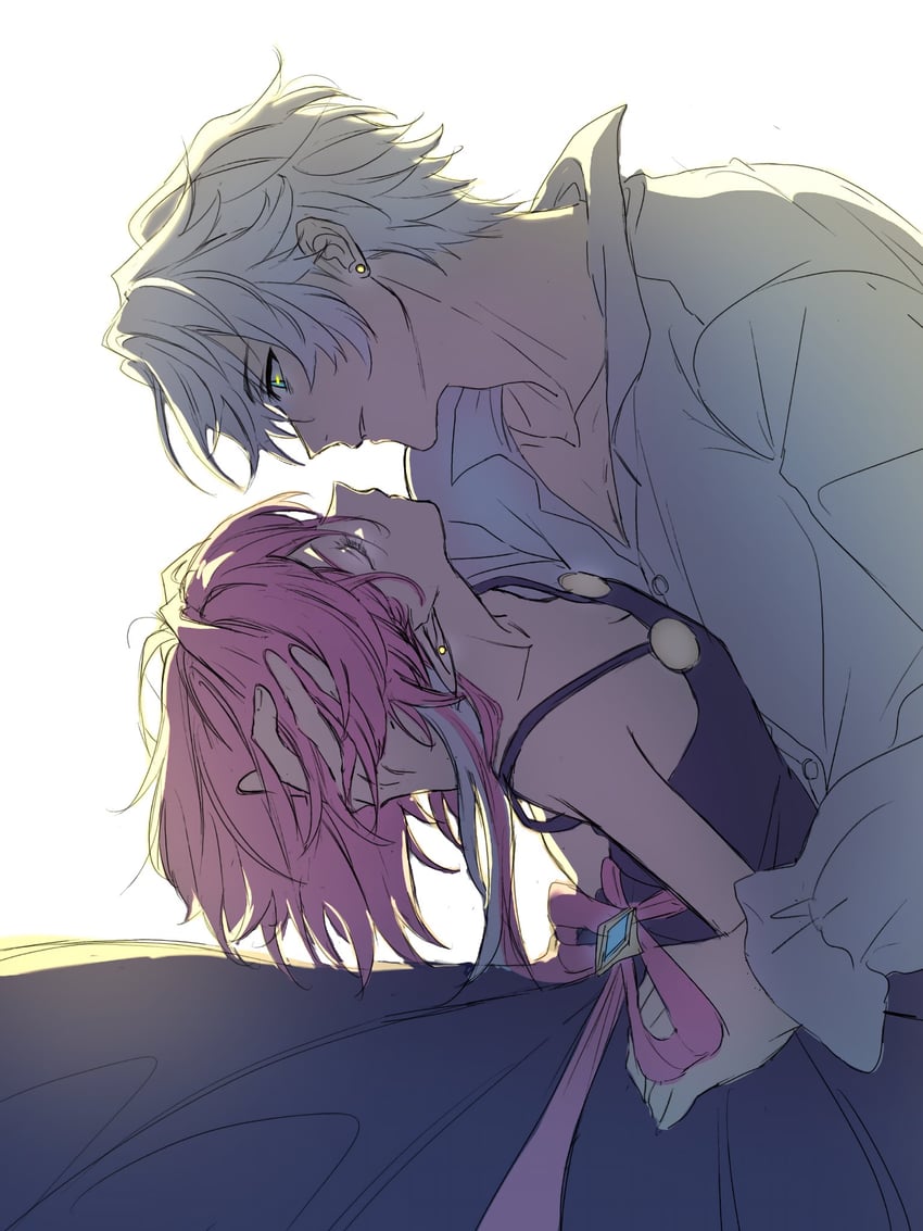 phainon and cyrene (honkai and 1 more) drawn by puricha
