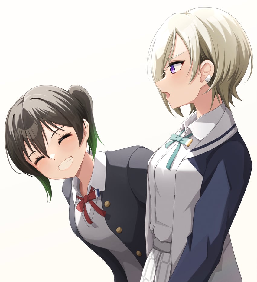 takasaki yu and mia taylor (love live! and 1 more) drawn by samesuke_(315samesuke)