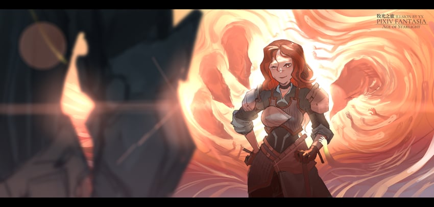 pixiv fantasia and 1 more drawn by yuushoku