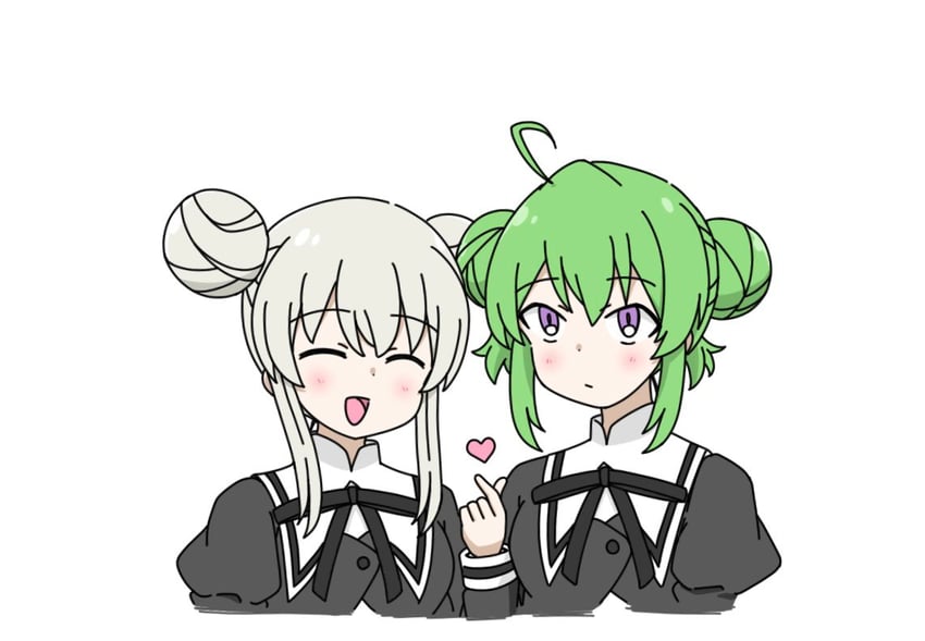 egawa kusumi and tanaka ichi (assault lily) drawn by unu_(yayoinoasagohan)
