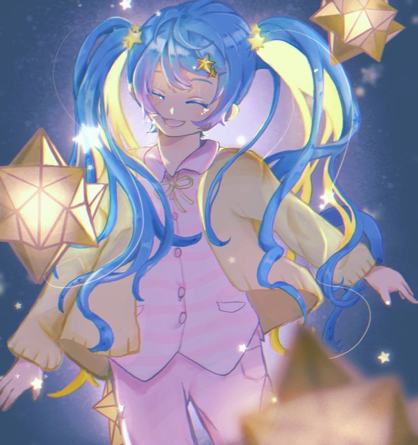 hatsune miku (vocaloid and 1 more) drawn by 38944123lv