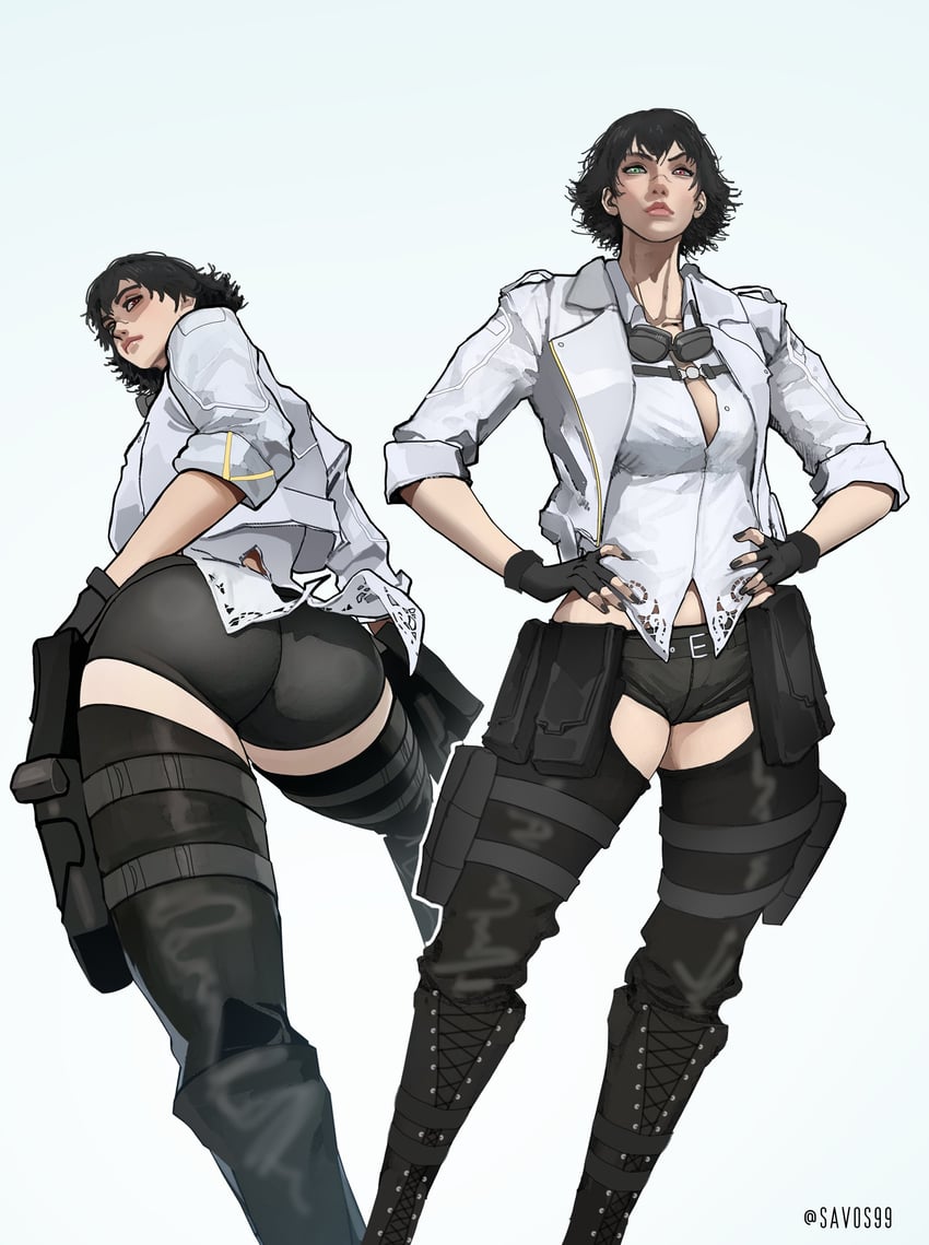 lady (devil may cry and 1 more) drawn by savos99