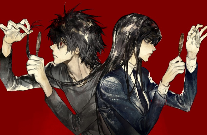 misora naomi and beyond birthday (death note and 1 more) drawn by mvrl