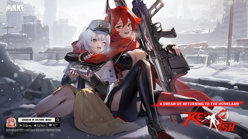 red hood and snow white (goddess of victory: nikke)