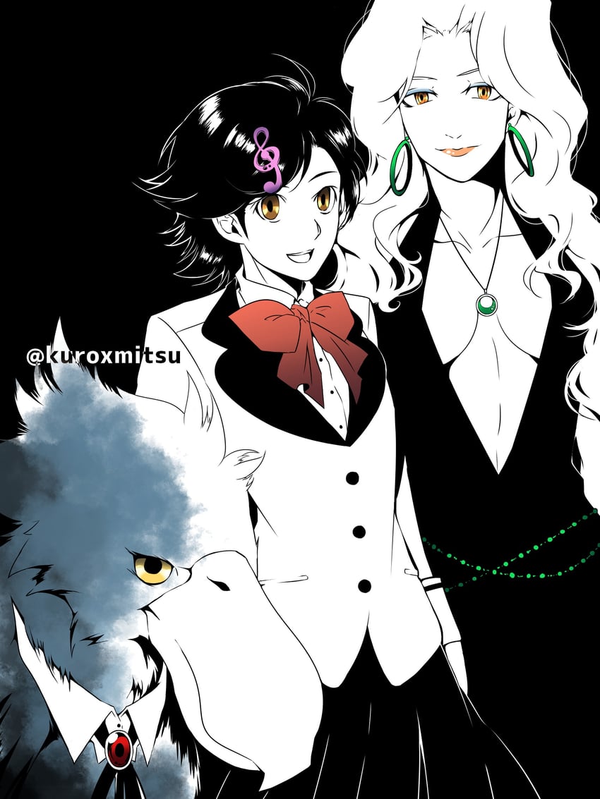 franz liszt, otowa kanae, and hasshii (classicaloid) drawn by kuroxmitsu_kinako