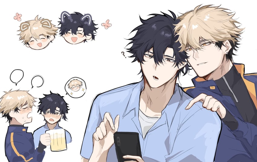 cheng xiaoshi and xia fei (shiguang dailiren) drawn by c(ovoc)