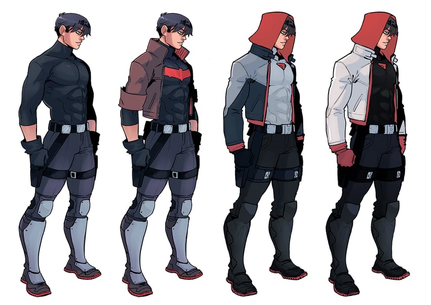 jason todd and red hood (dc comics and 2 more) drawn by fishtre