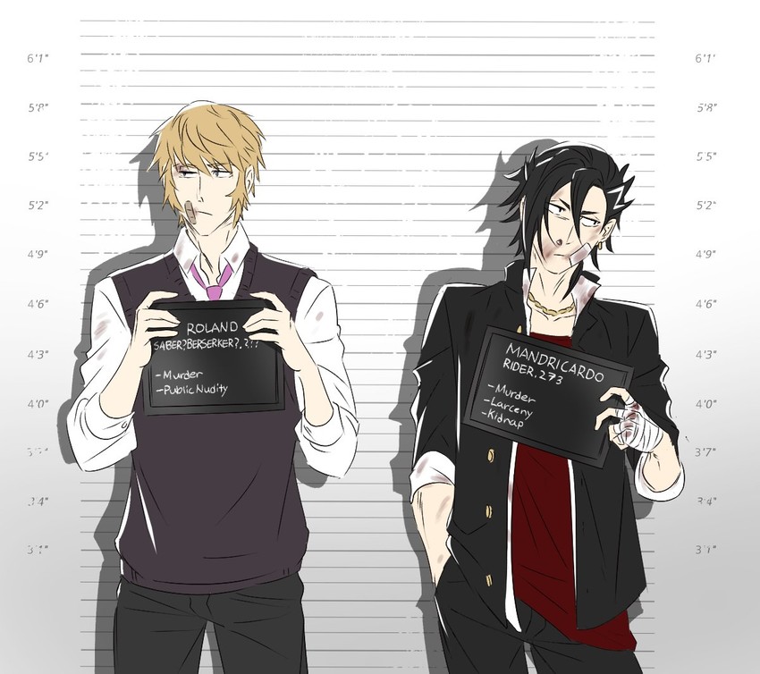 mandricardo and roland (fate and 1 more) drawn by bcbcmmmmm