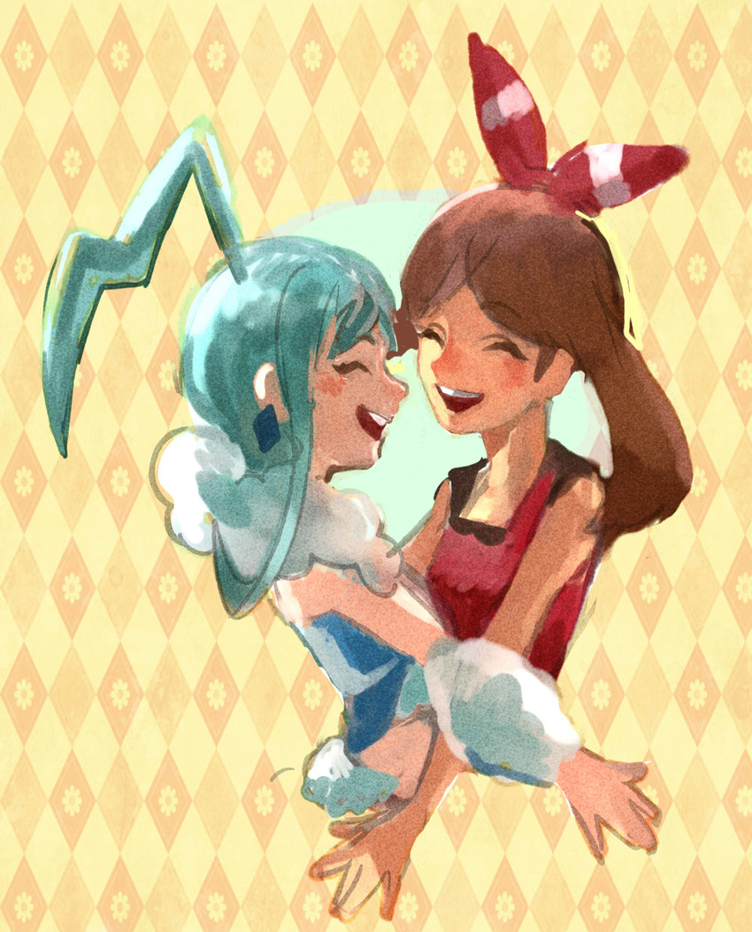 may and lisia (pokemon and 1 more) drawn by tomeriko-123