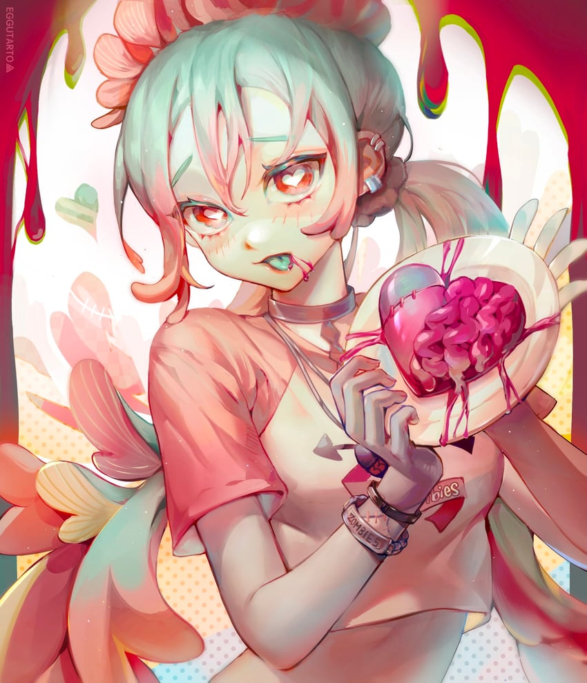 hatsune miku (vocaloid and 1 more) drawn by eggutarto