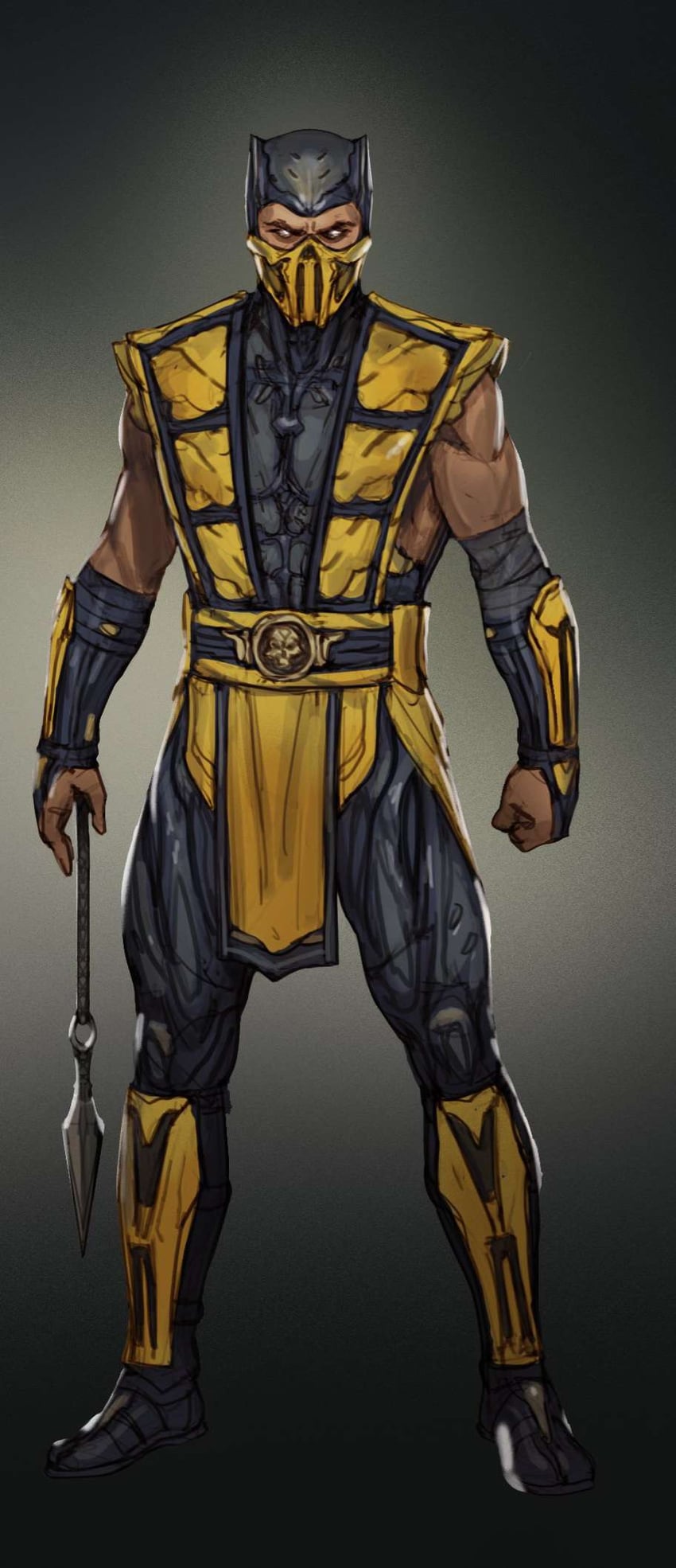 scorpion and hanzo hasashi (mortal kombat and 2 more) drawn by john_dimayuga