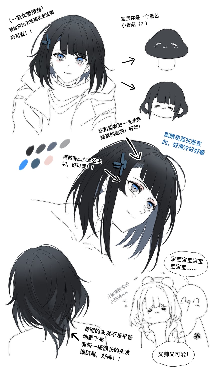 endministrator and female endministrator (arknights and 1 more) drawn by zuo_daoxing