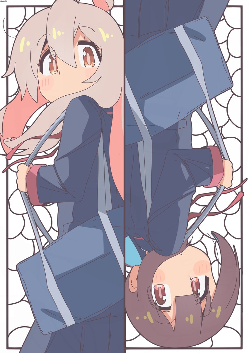 oyama mahiro and hozuki momiji (onii-chan wa oshimai!) drawn by bambi2000line